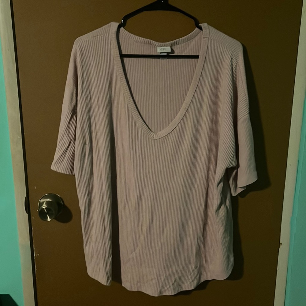 Pink v neck